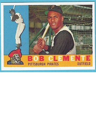 1962 Topps Roberto Clemente Pittsburgh Pirates Reprint 