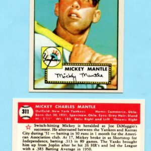 1952 Topps Reprint