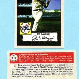 1952 Topps Reprint