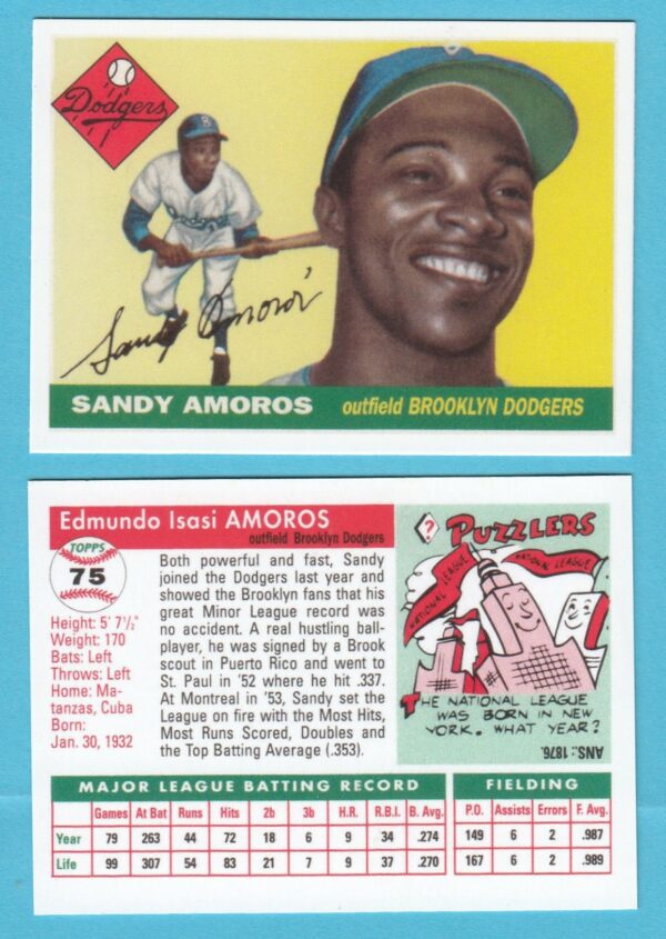 1955 Topps Reprint