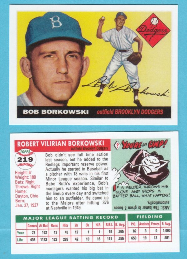 1955 Topps Reprint