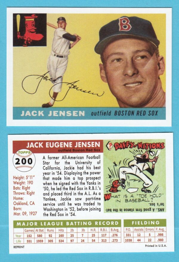 1955 Topps Reprint