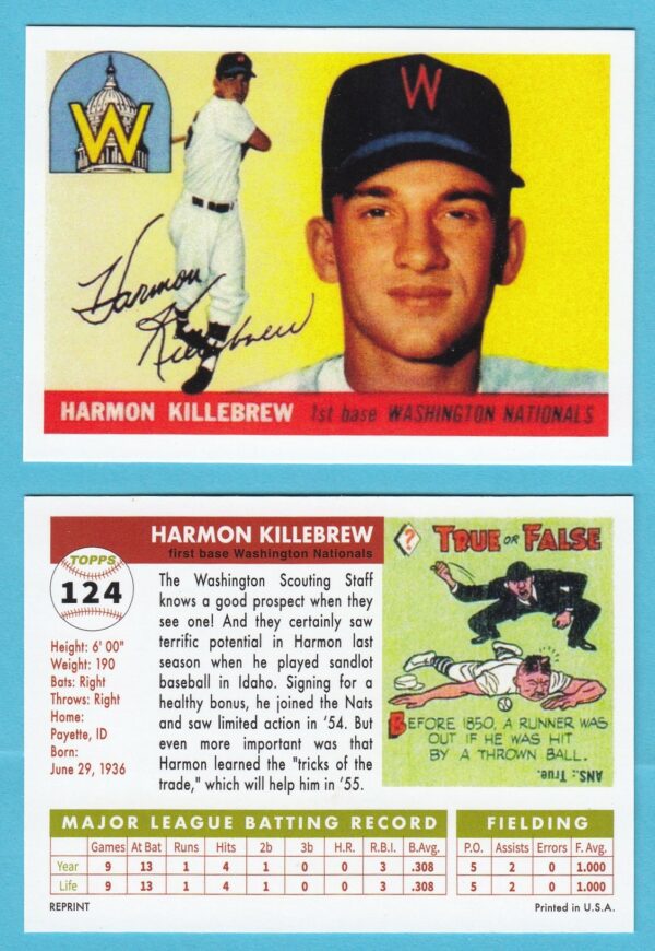 1955 Topps Reprint