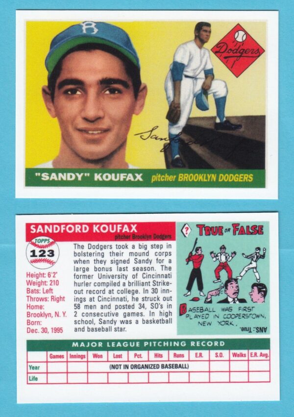 1955 Topps Reprint