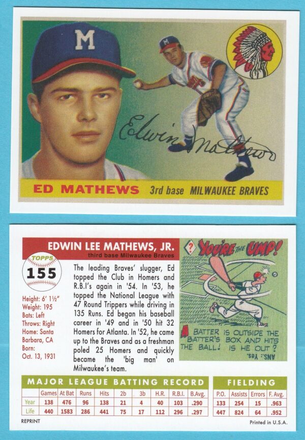 1955 Topps Reprint