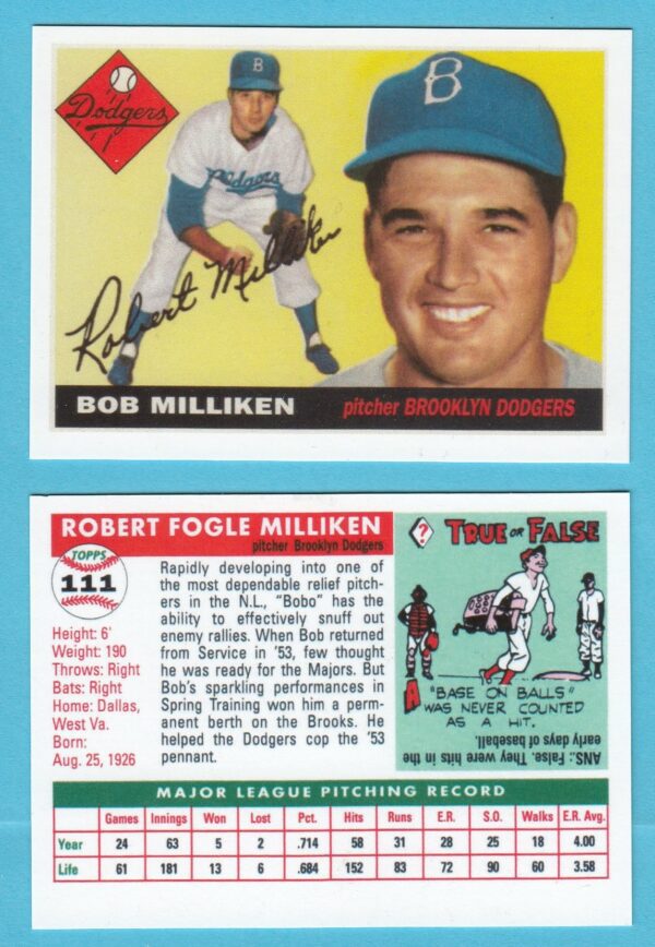 1955 Topps Reprint