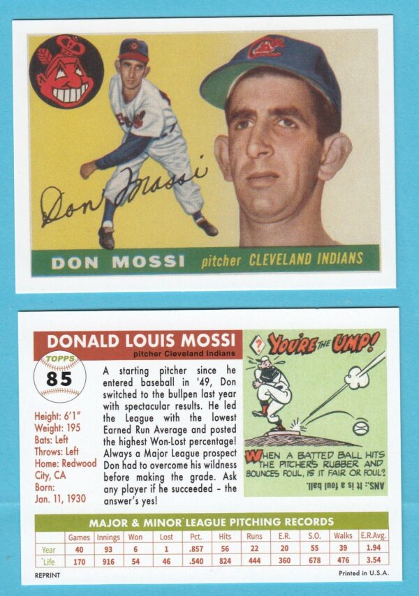 1955 Topps Reprint