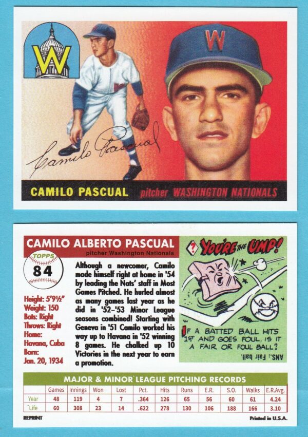 1955 Topps Reprint