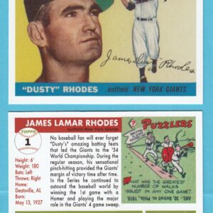 1955 Topps Reprint