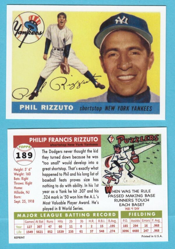 1955 Topps Reprint