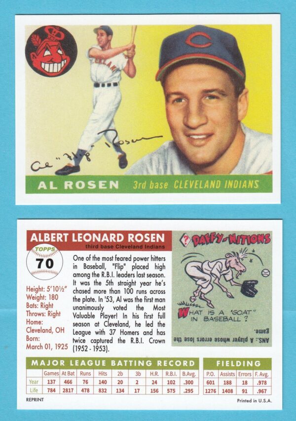 1955 Topps Reprint