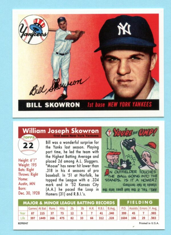 1955 Topps Reprint