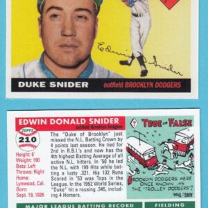 1955 Topps Reprint