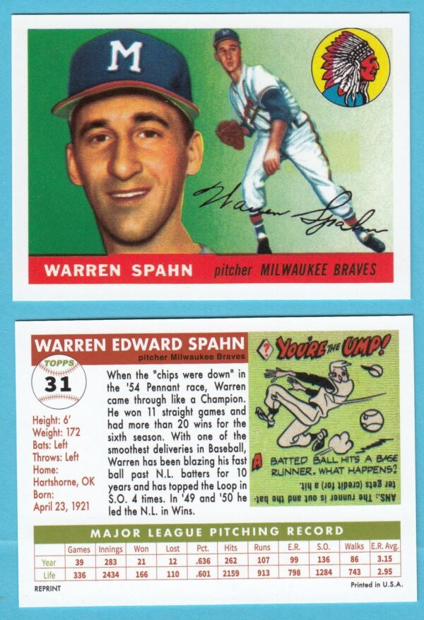 1955 Topps Reprint