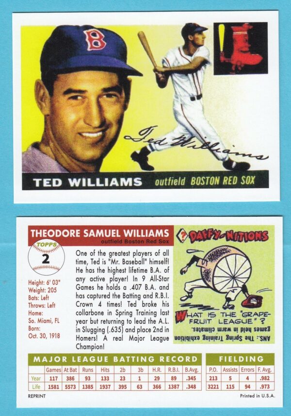 1955 Topps Reprint