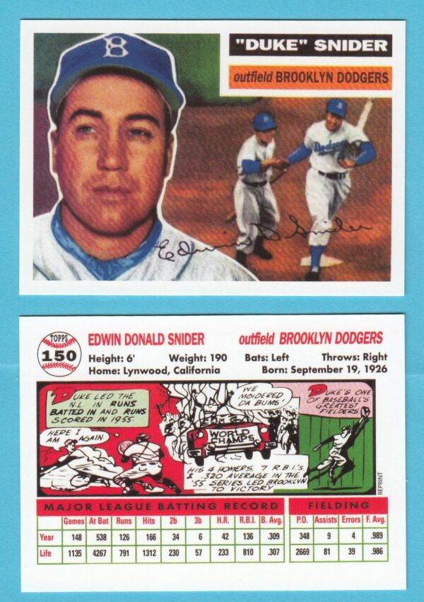 1956 Topps Reprint