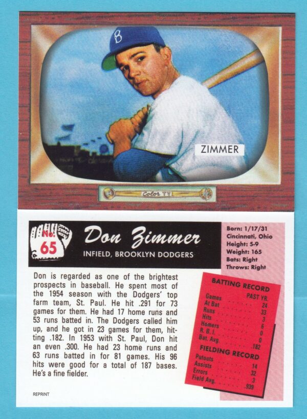 1955 Bowman Reprint