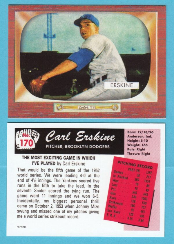 1955 Bowman Reprint