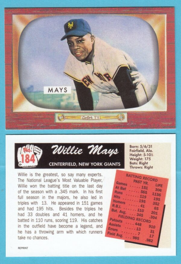 1955 Bowman Reprint