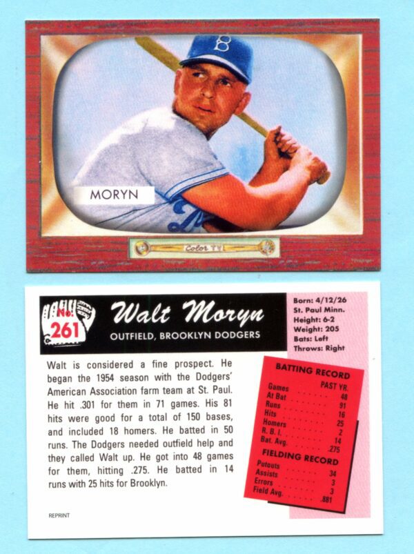 1955 Bowman Reprint